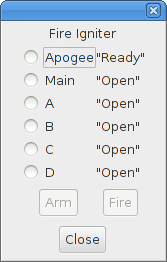 Fire Igniter Window