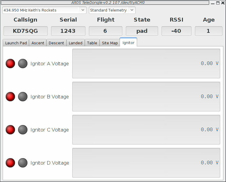 Monitor Flight Additional Igniter View