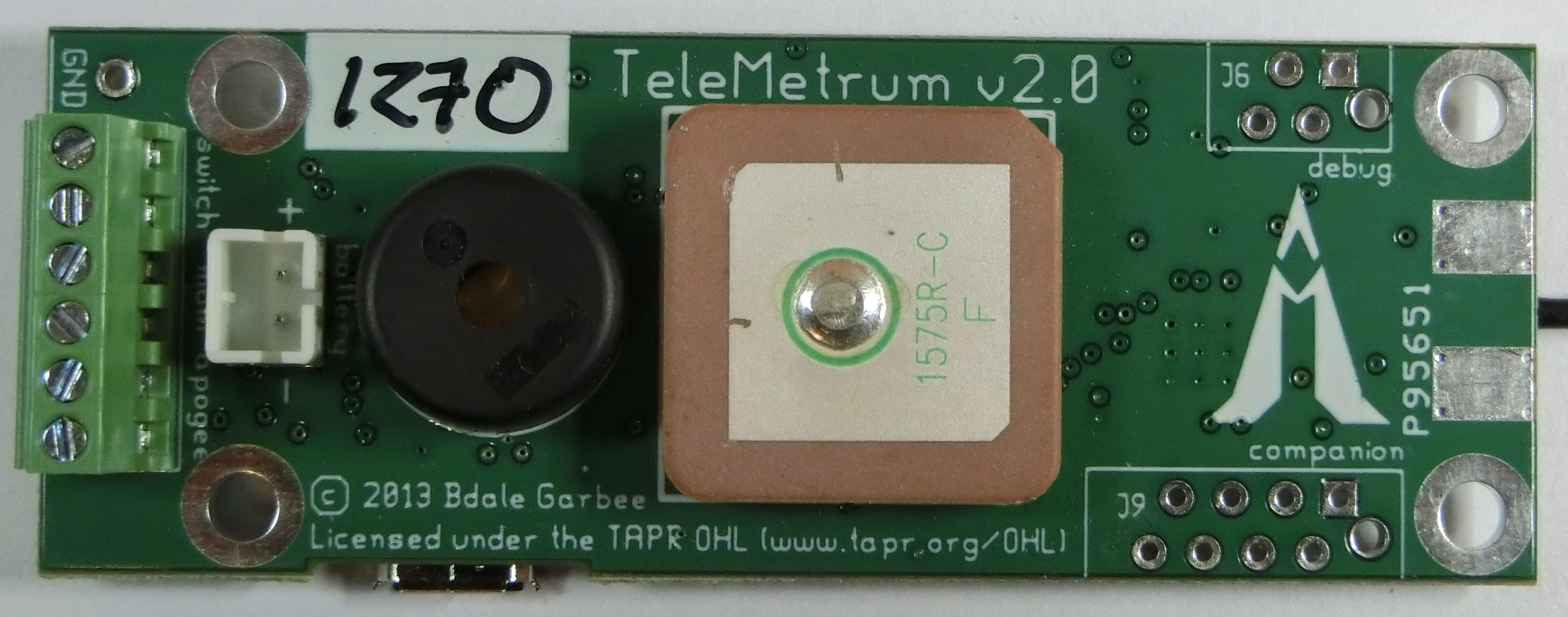 TeleMetrum v2 Board